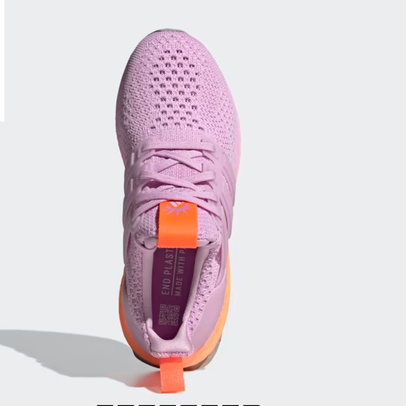 Adidas ULTRABOOST 5.0 DNA RUNNING SHOES SNEAKERS Bliss Lilac / Beam Orange - Picture 17 of 17